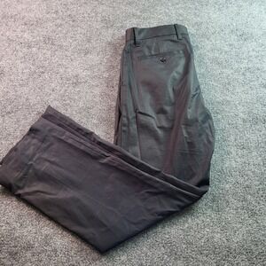 Murano Wardrobe Essentials Mens Black Cotton Spandex Dress Pants 30x32
